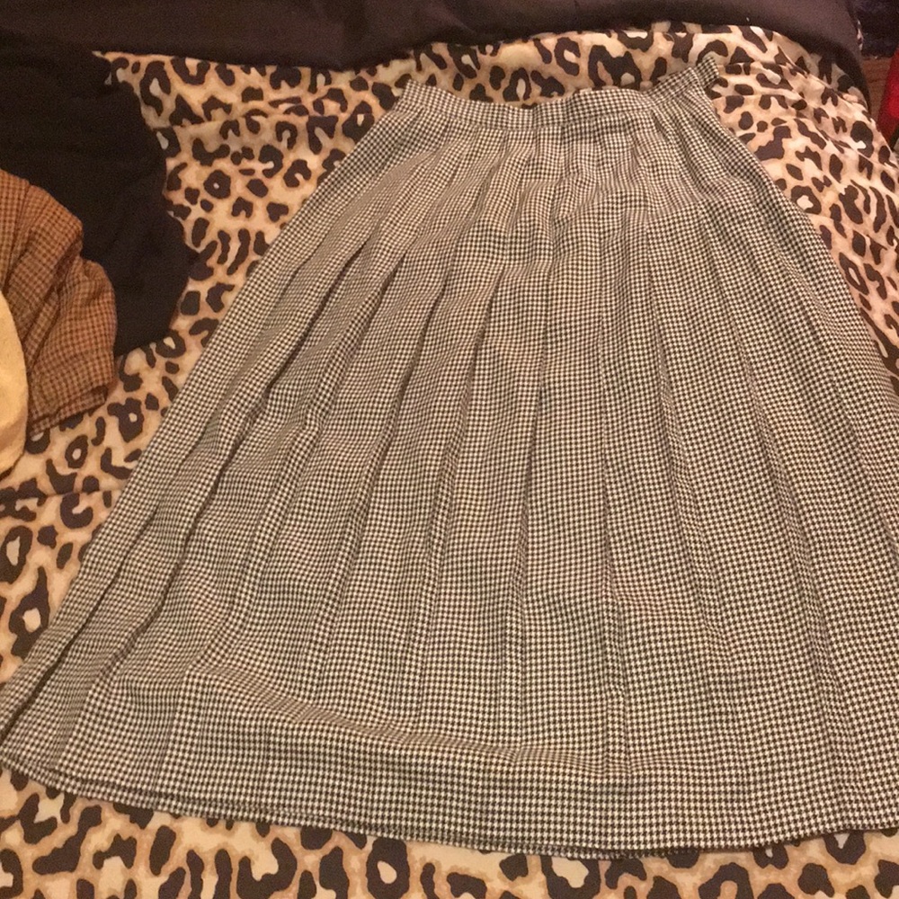 Vintage Houndstooth 70’s Skirt Westbound